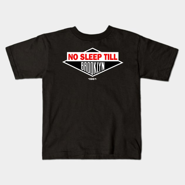 1981 - No Sleep Till Brooklyn Kids T-Shirt by hvfdzdecay